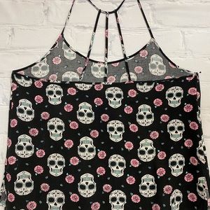 Plus Skull & Roses Tank